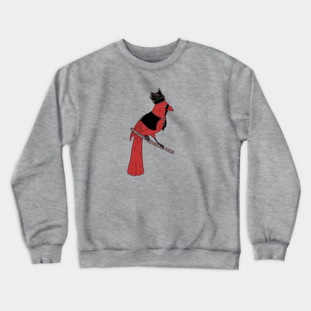 Literally Cardinal Copia Crewneck Sweatshirt by TaliDe